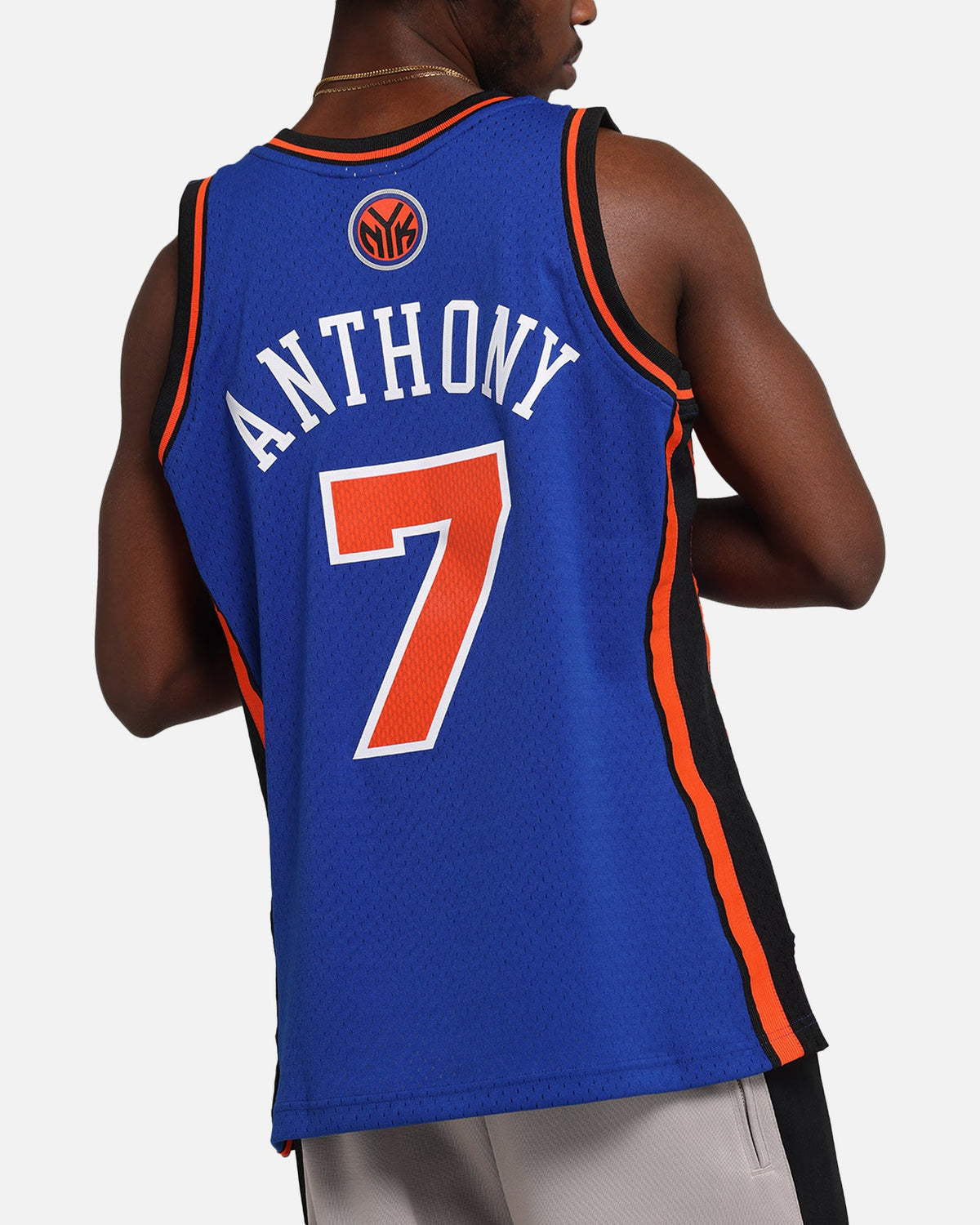 Mitchell & Ness New York Knicks Carmelo Anthony 2010 Dark Jersey Royal