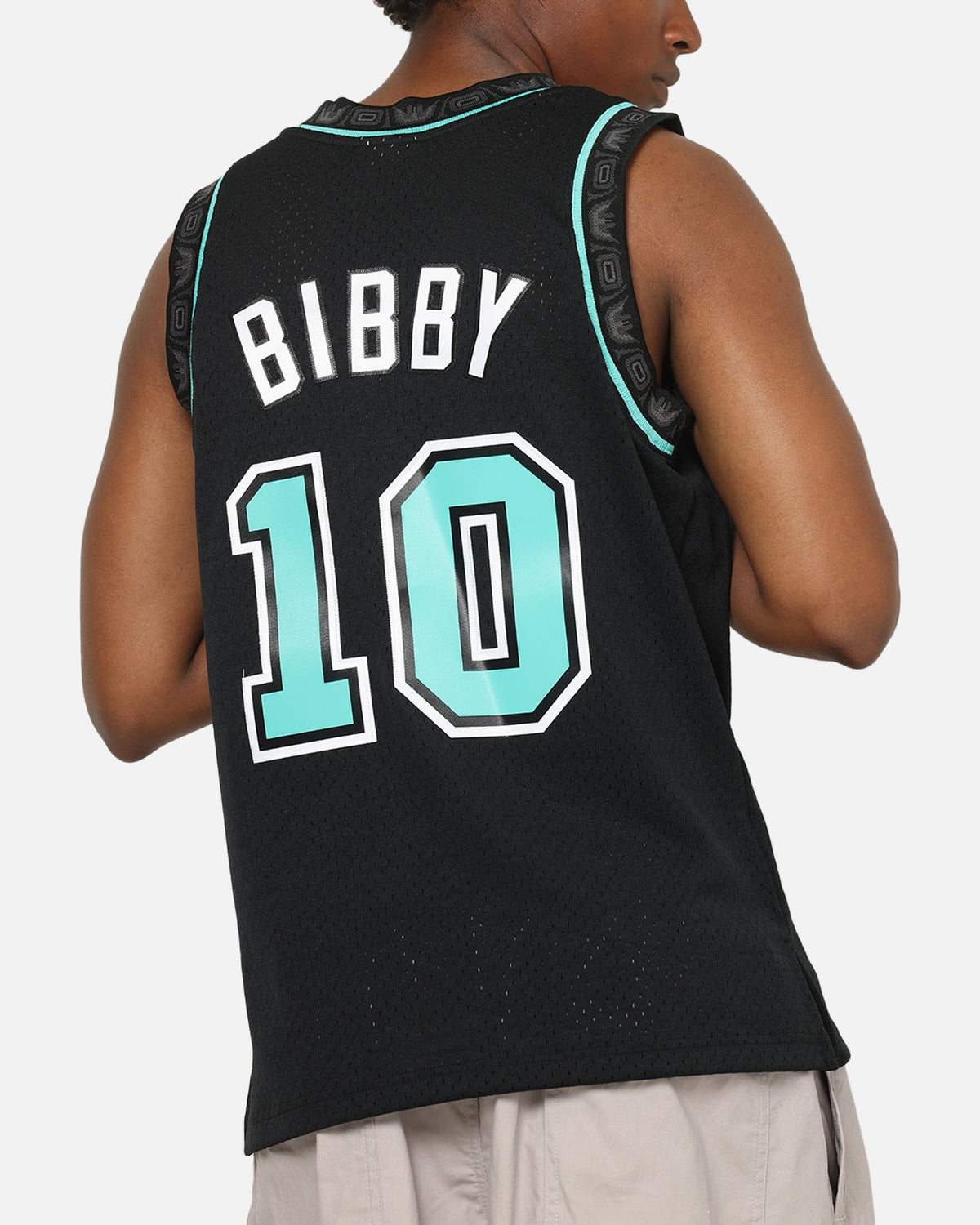 Mitchell & Ness Vancouver Grizzlies Mike Bibby 'Cool Blue' Swing Jersey Black/Blue