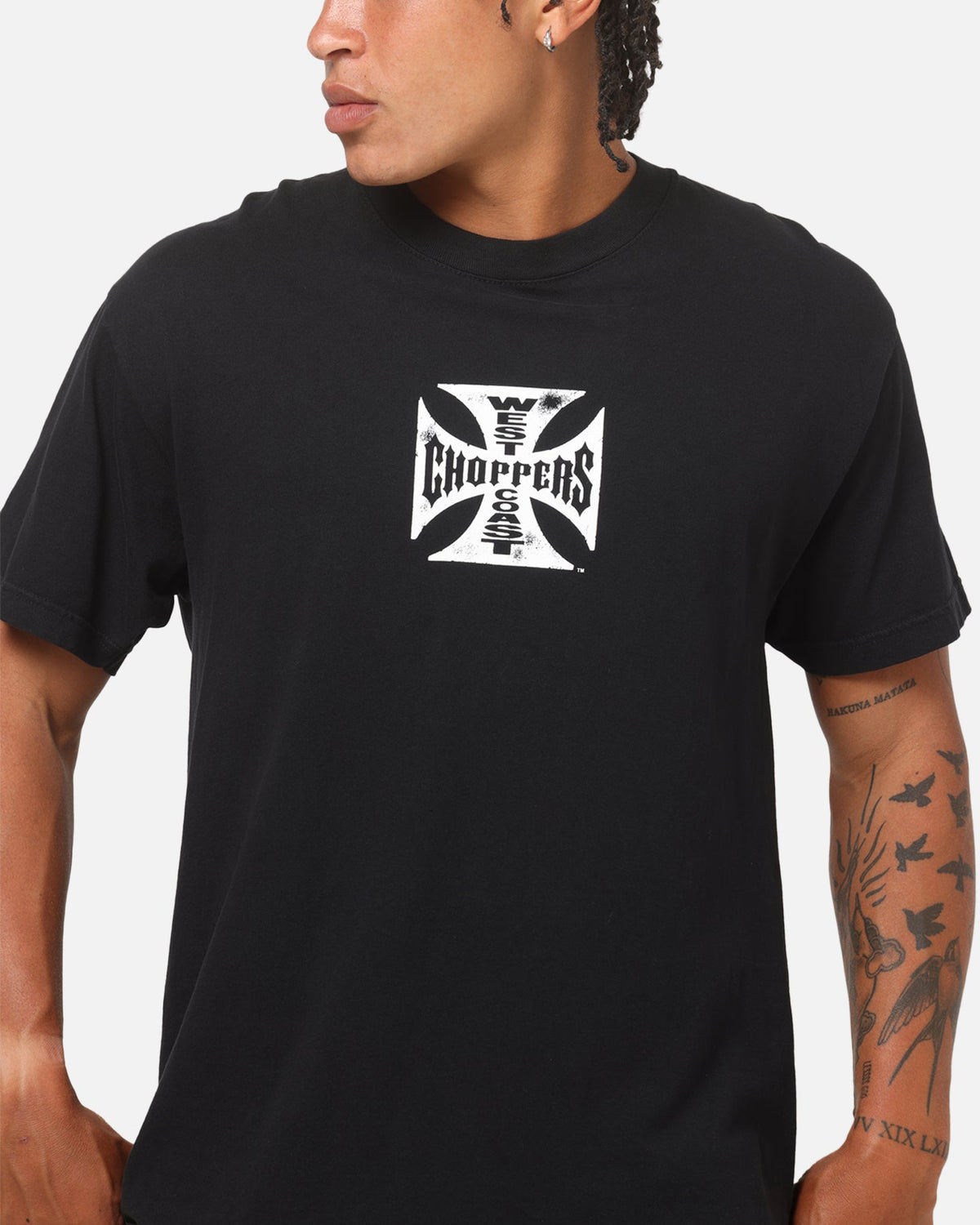 West Coast Choppers Raid T-Shirt Black Vintage