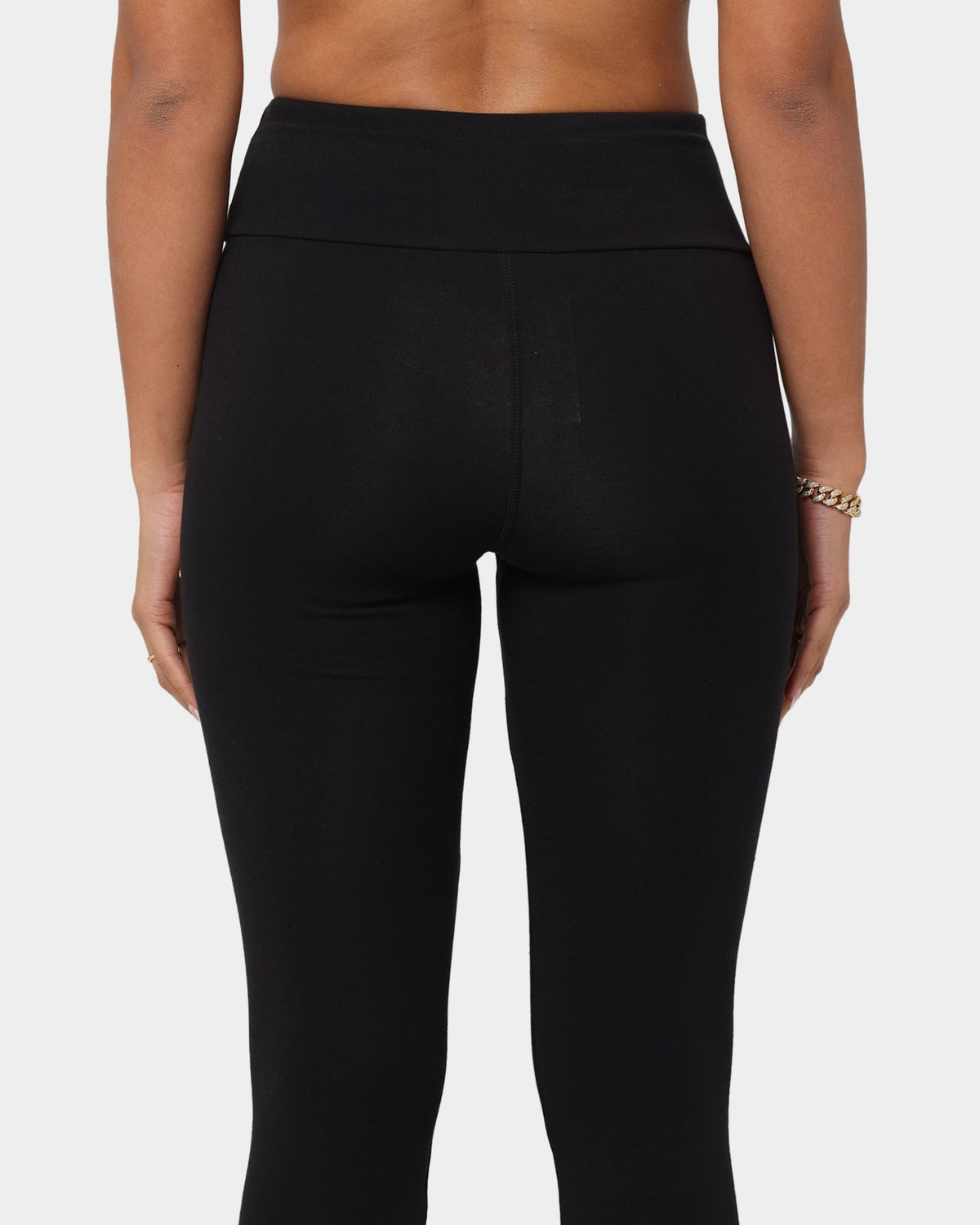 Champion Women's High Rise Leggings Black/Gold