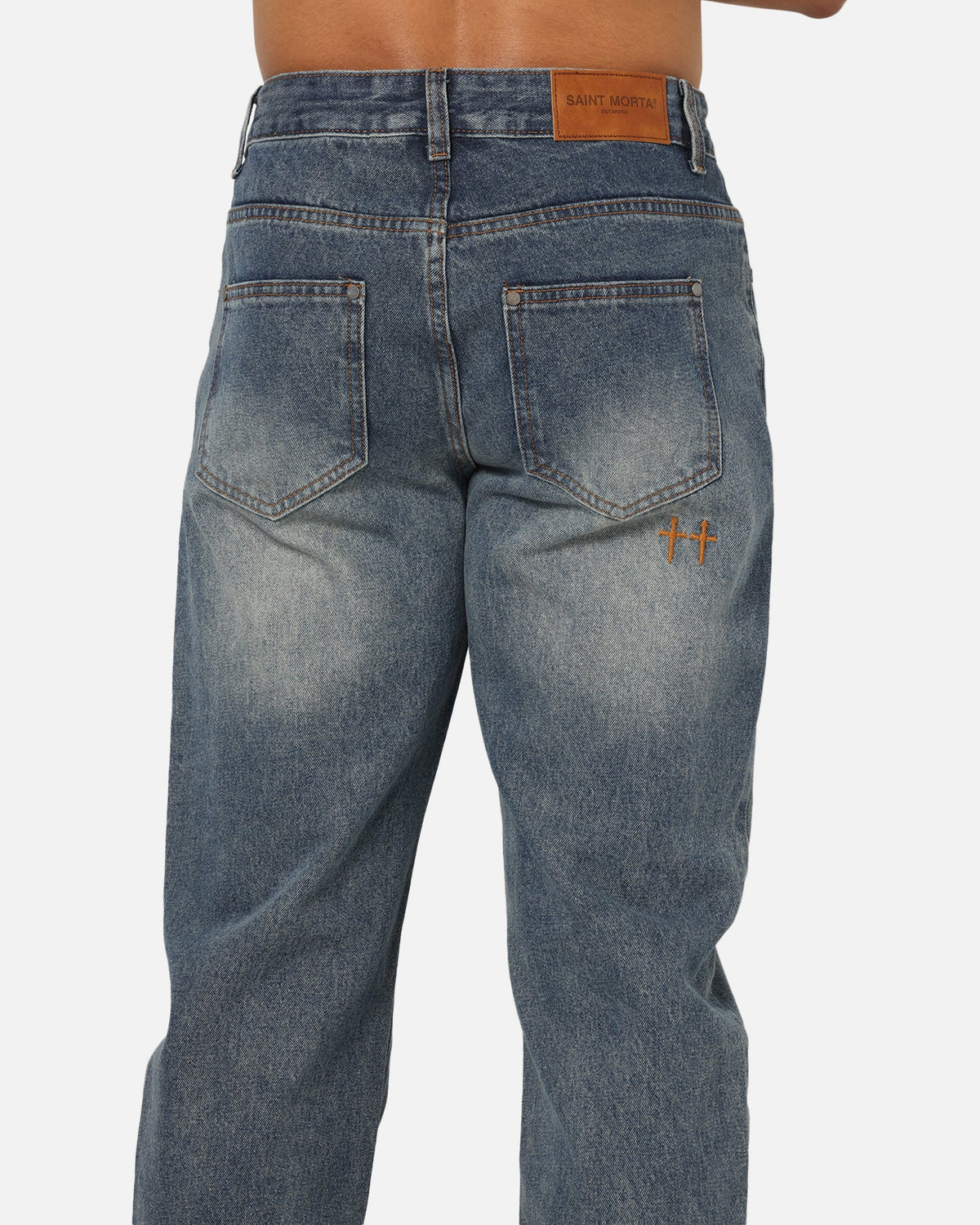Saint Morta Psykhe Jeans Dirty Denim