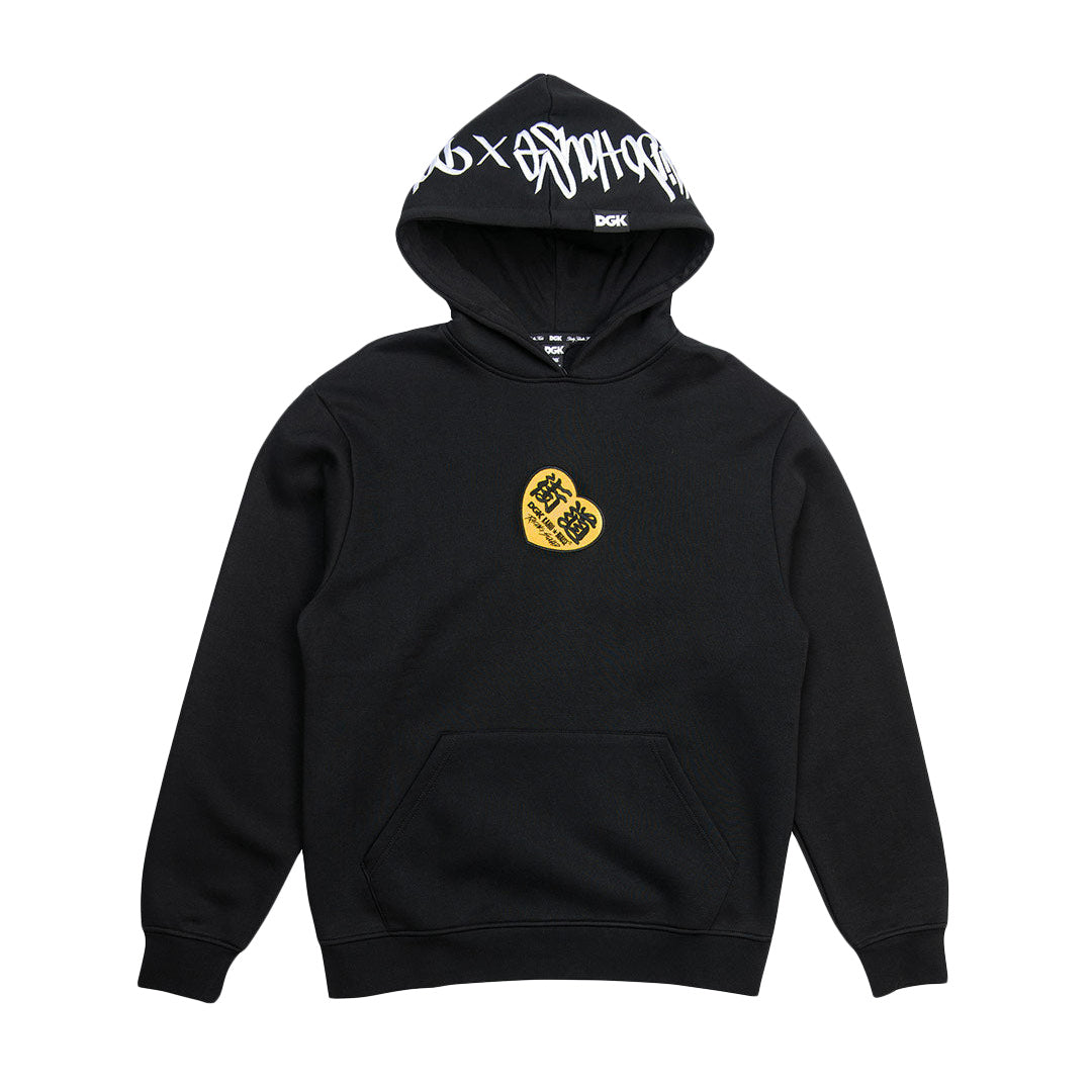 DGK x Kaido House Torque Hooded Fleece Black