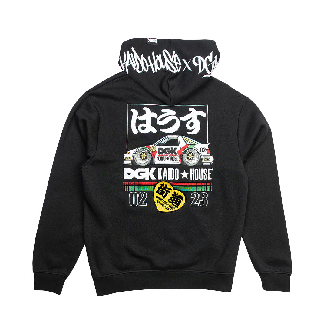 DGK x Kaido House Torque Hooded Fleece Black