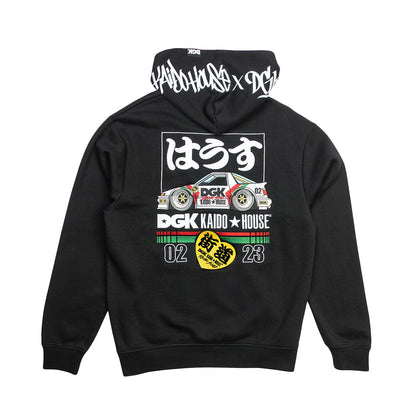 DGK x Kaido House Torque Hooded Fleece Black