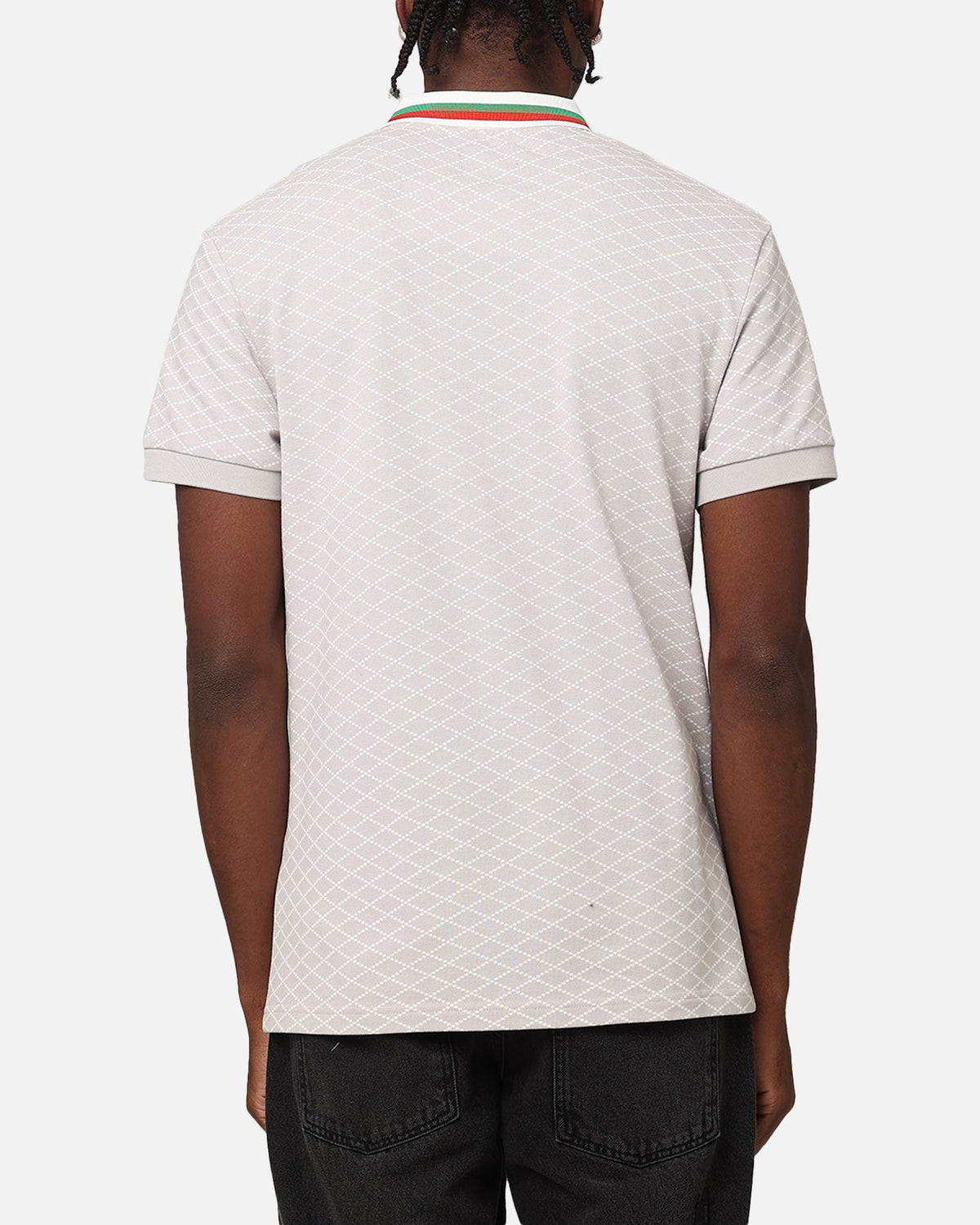 XXIII Printed Polo Shirt Light Grey