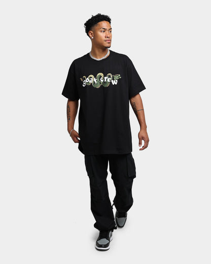 Goat Crew Sleeping Dragons T-Shirt Black