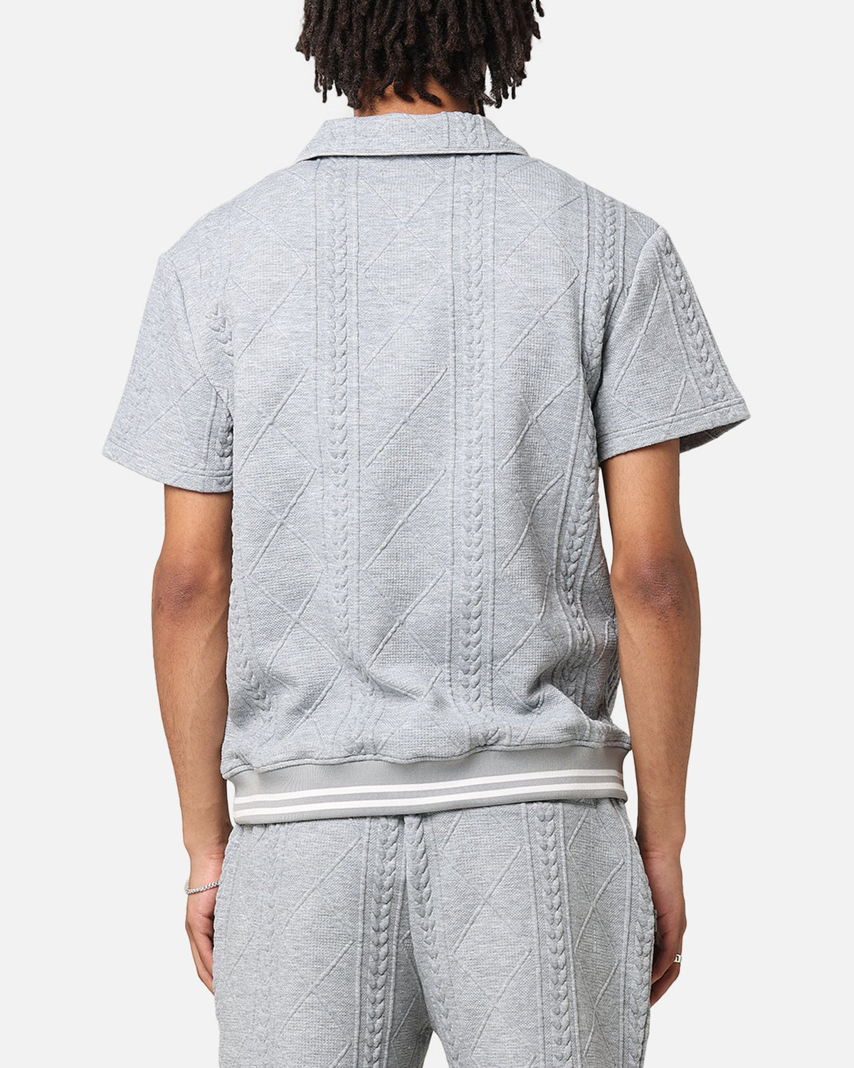 XXIII Danny Knit Polo Shirt Grey