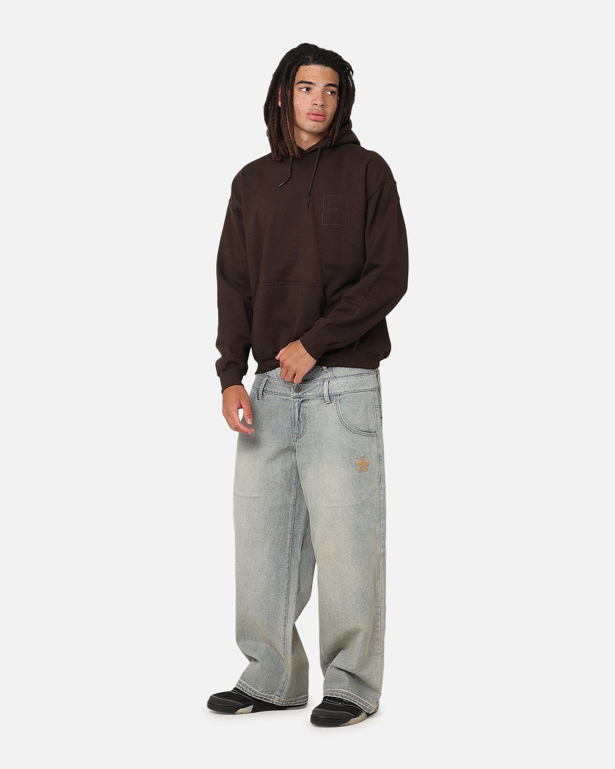Saint Morta Division Hoodie Brown
