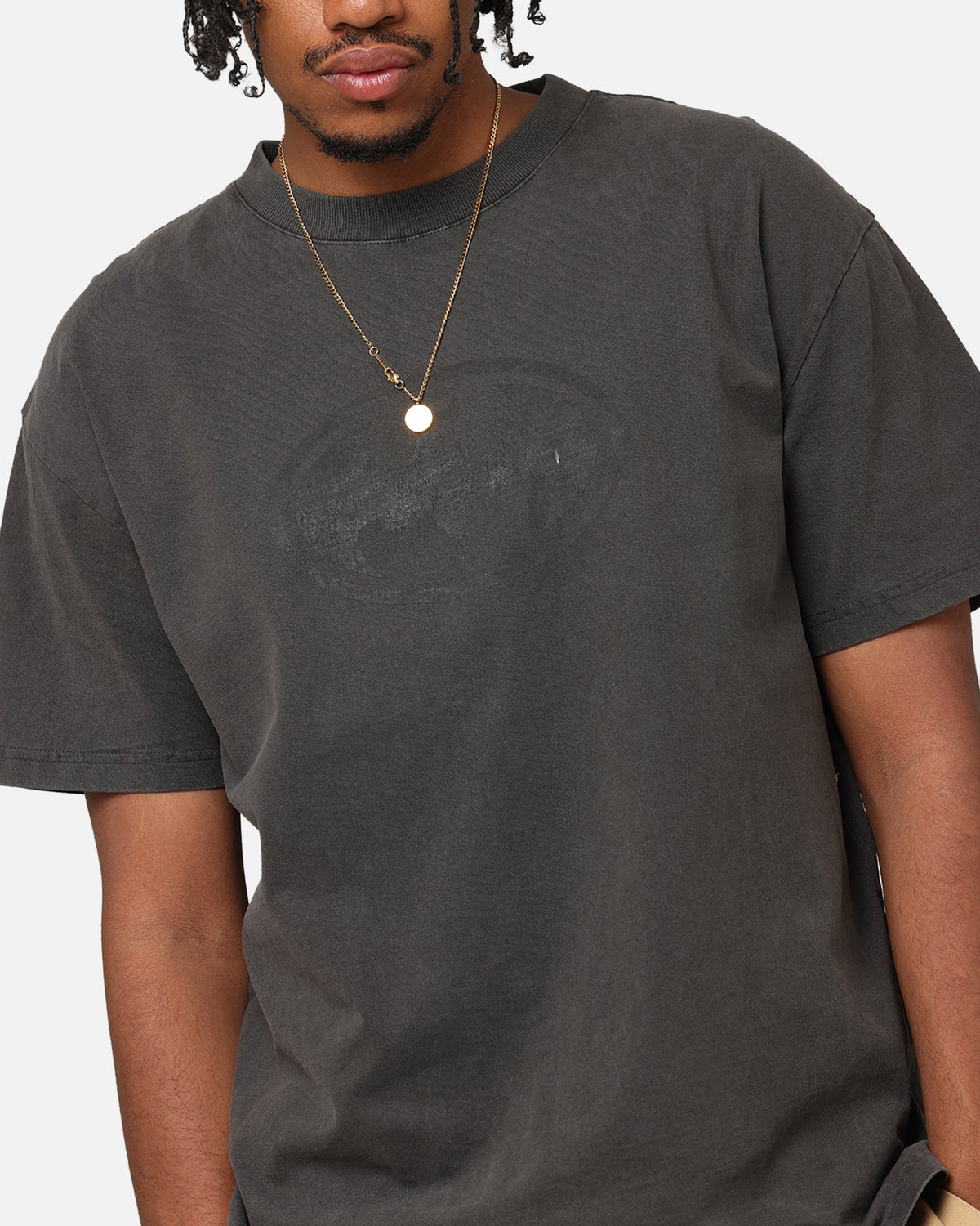 Goat Crew X DC Batman Batman Logos Heavy T-Shirt Black Wash