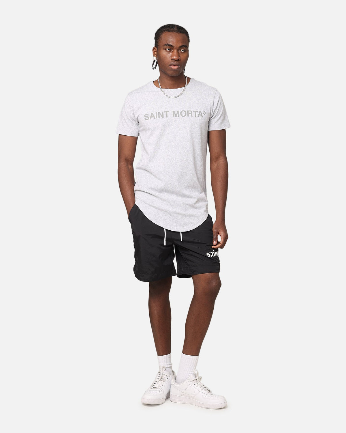 Saint Morta Official El Duplo T-Shirt Grey Marle