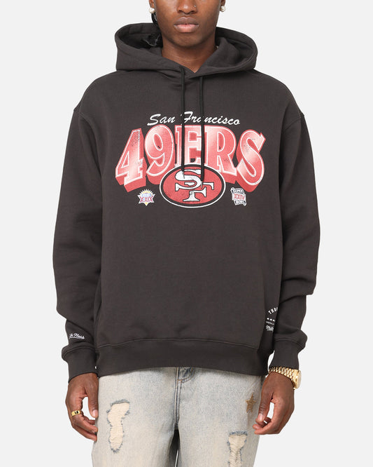 Mitchell & Ness San Francisco 49ers Arch Hoodie Faded Black