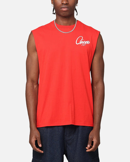 Carre Graffiti Muscle T-Shirt Red