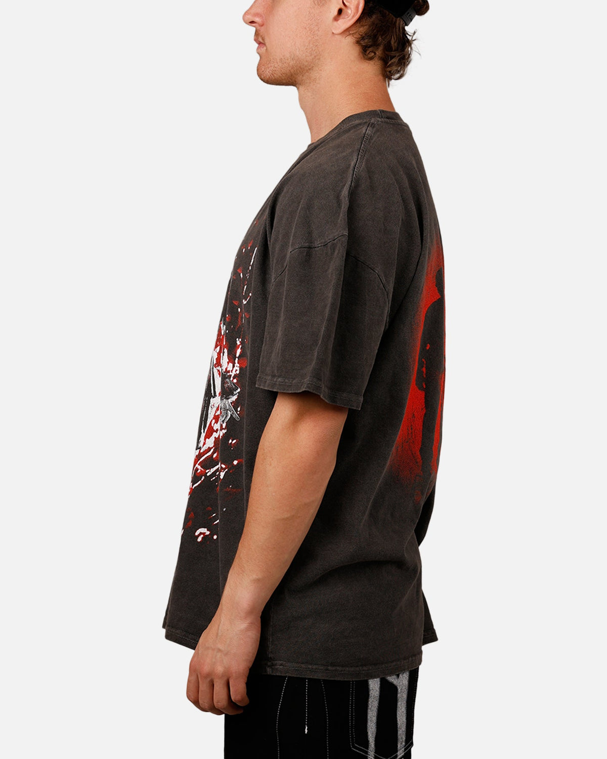 American Thrift X IT 'Horror Classics' The Dead Lights Heavy T-Shirt Black Wash