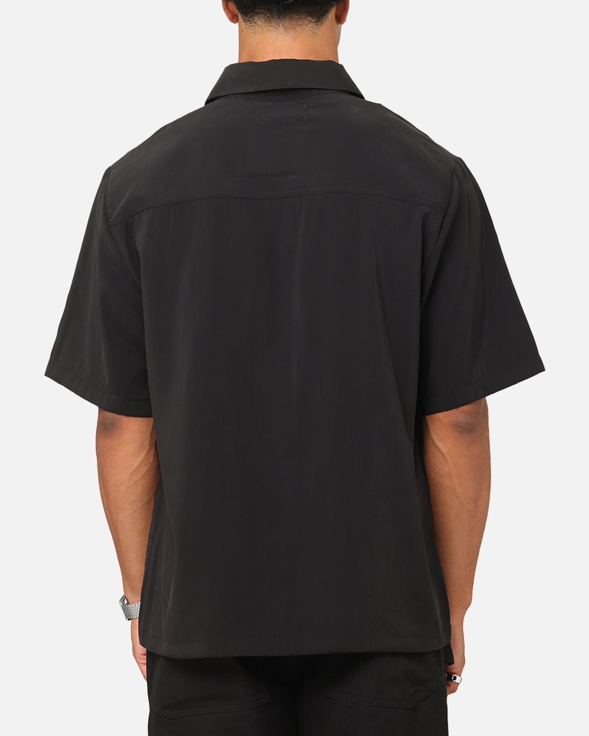 Saint Morta Cargo Button Up Shirt Black