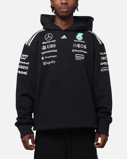 adidas x Mercedes-AMG PETRONAS Formula One F1 2025 Team Hoodie Black/White