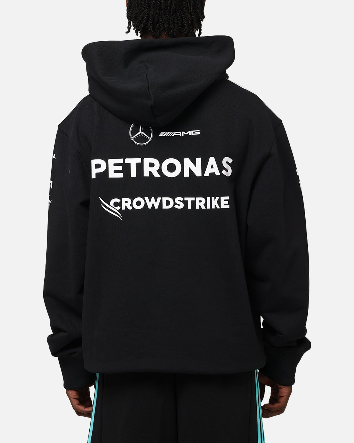 adidas x Mercedes-AMG PETRONAS Formula One F1 2025 Team Hoodie Black/White