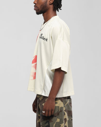 Loiter Cherry Jersey Off White/Red