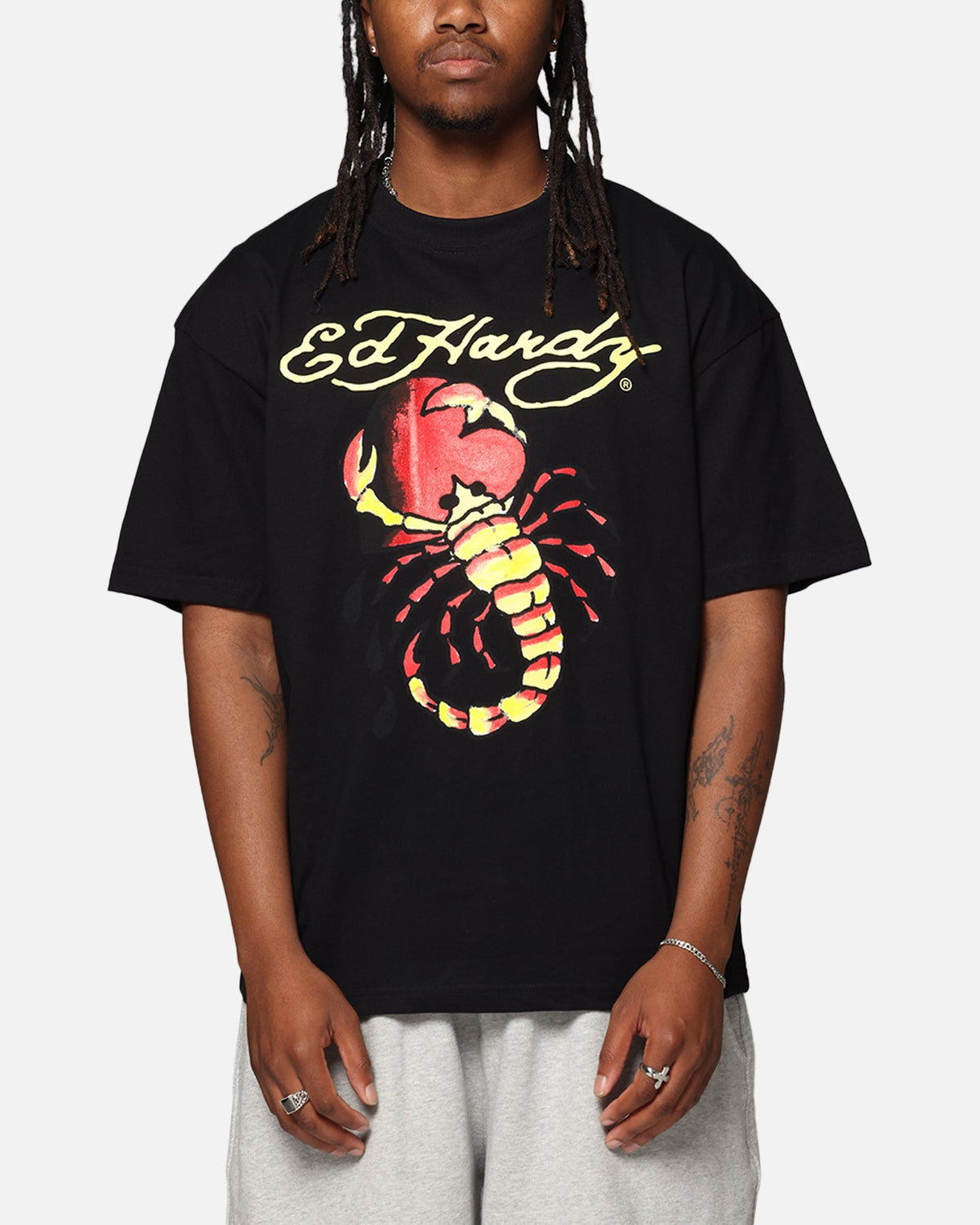 Ed Hardy Scorpion T-Shirt Black