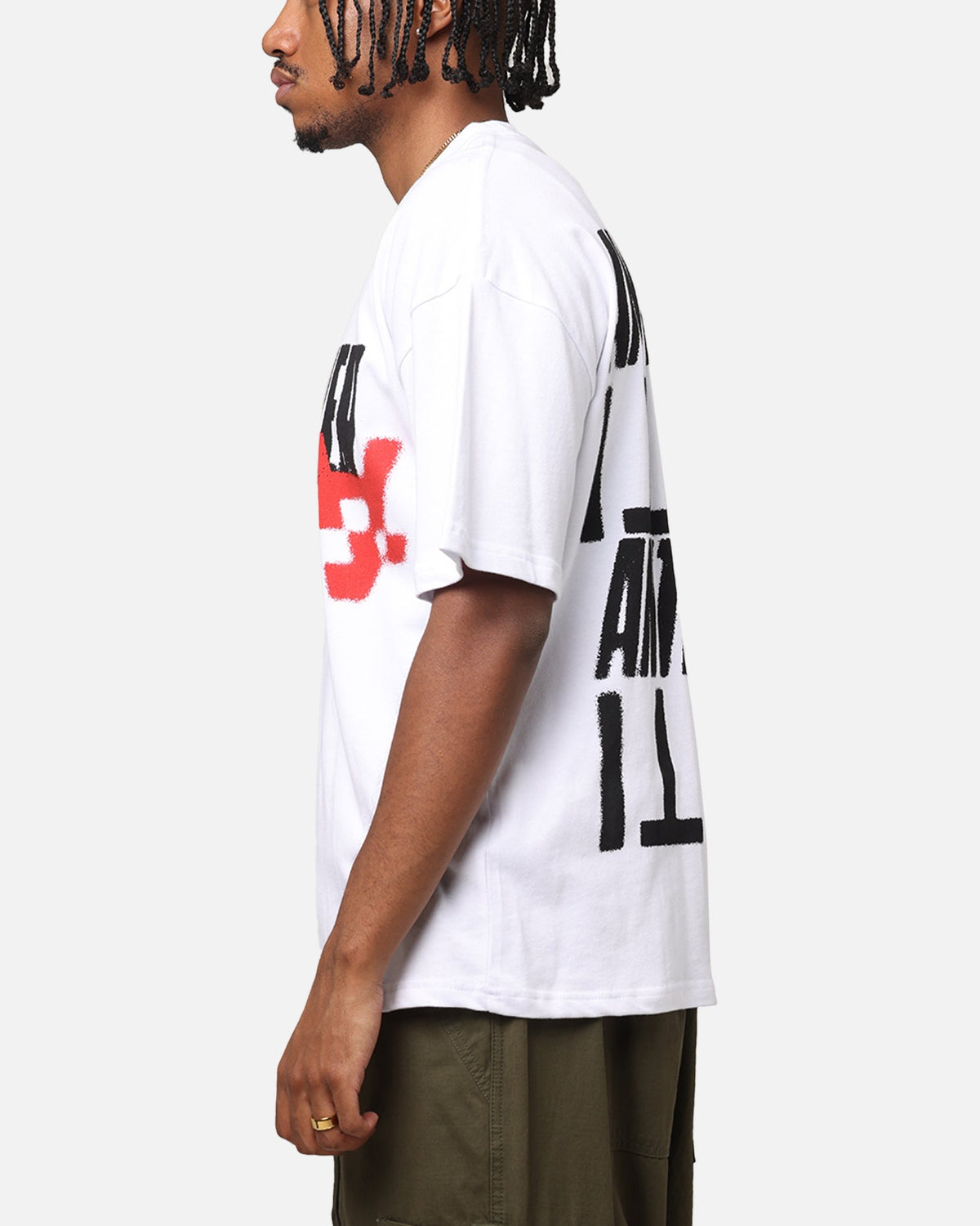 The Anti Order Anti Stacked Drop Shoulder T-Shirt White