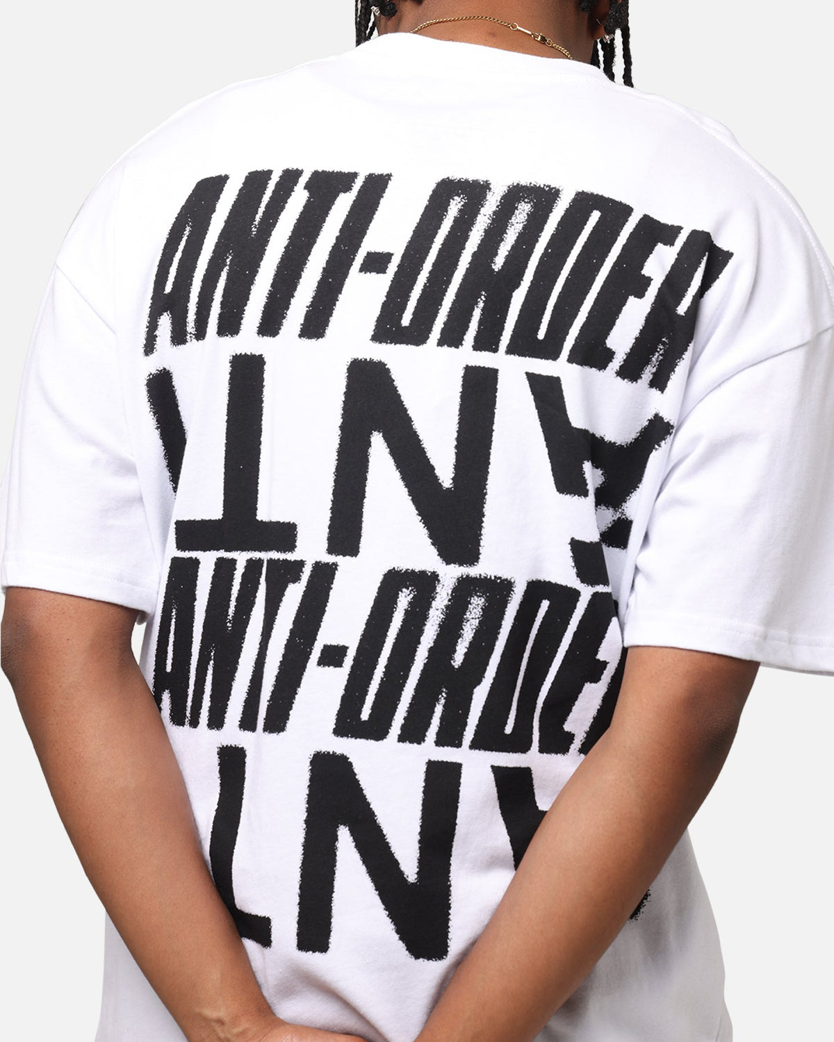 The Anti Order Anti Stacked Drop Shoulder T-Shirt White