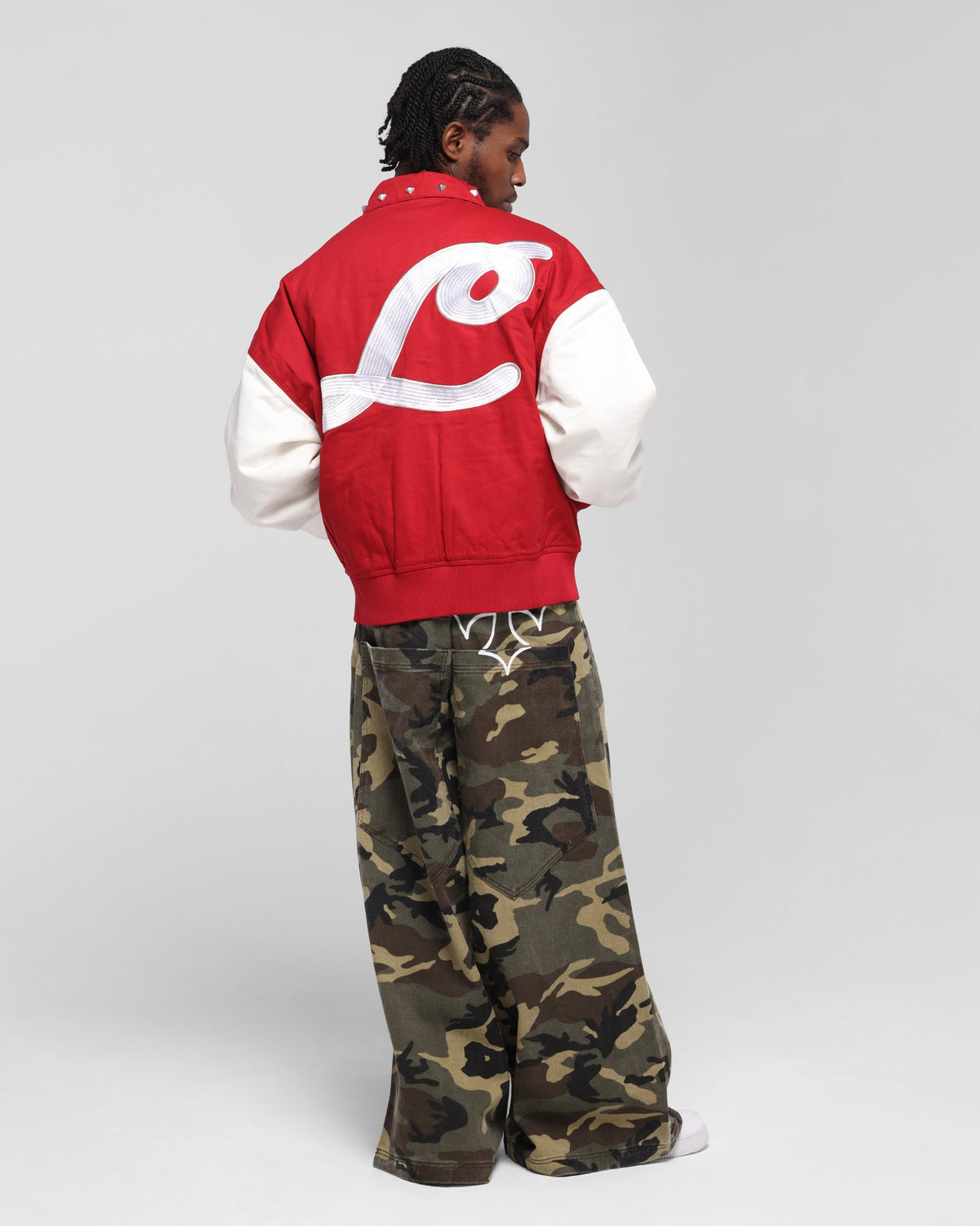 Loiter Frontier Varsity Jacket Red