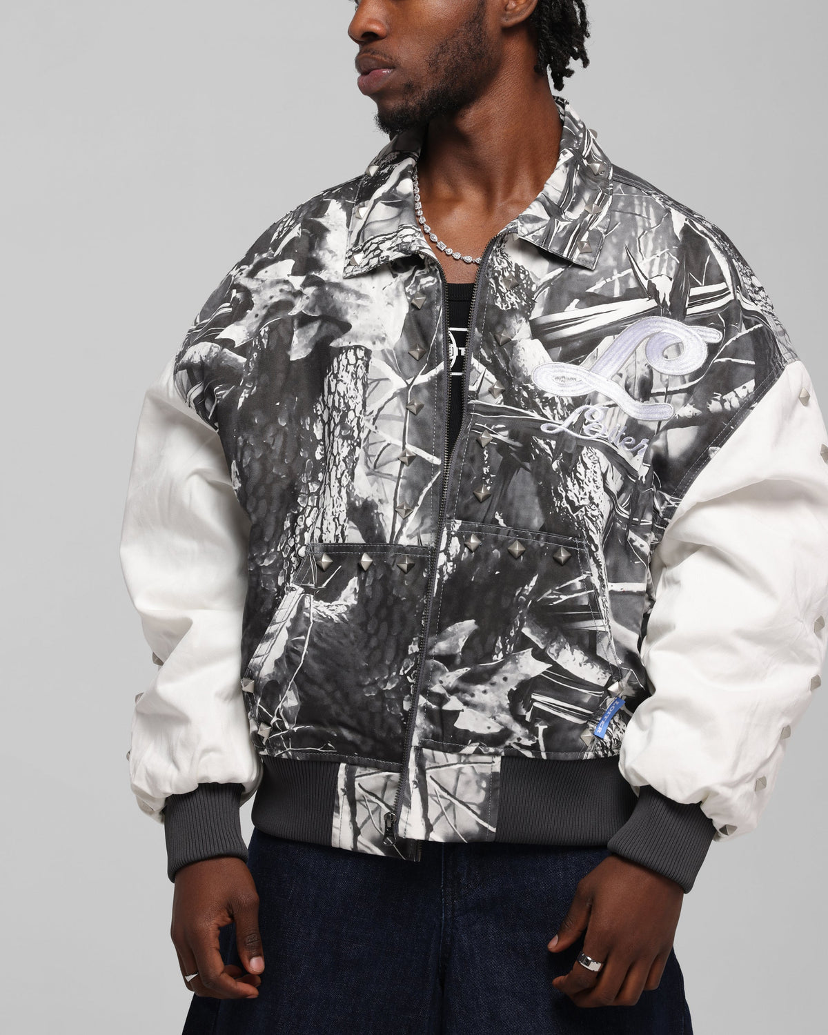 Loiter Frontier Varsity Jacket Real Tree Camo