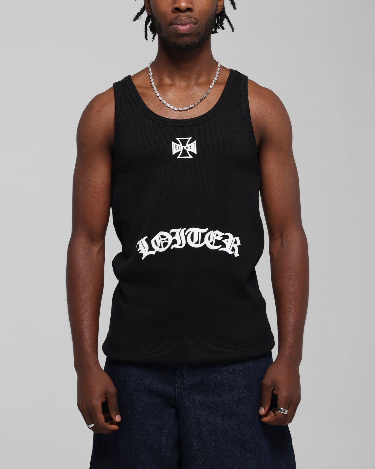 Loiter Gothic Tank Black