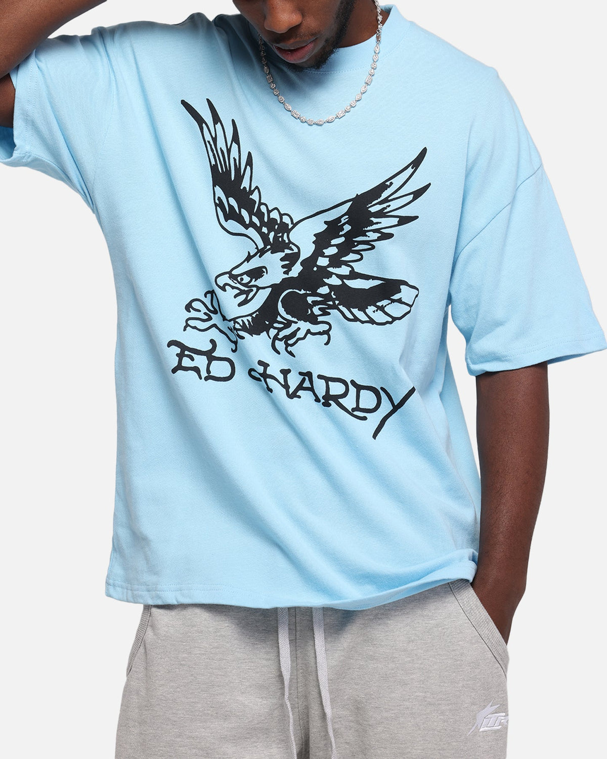 Ed Hardy Eagle T-Shirt Blue