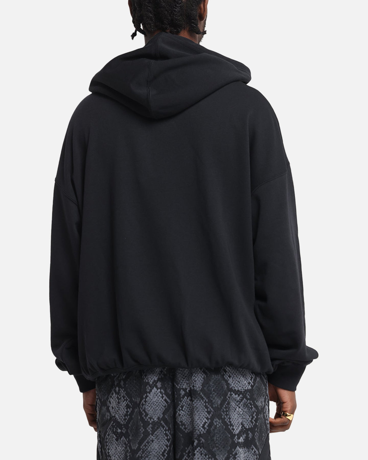 Jordan Jumpman MVP Oversized French Terry Pullover Hoodie Black/Grey