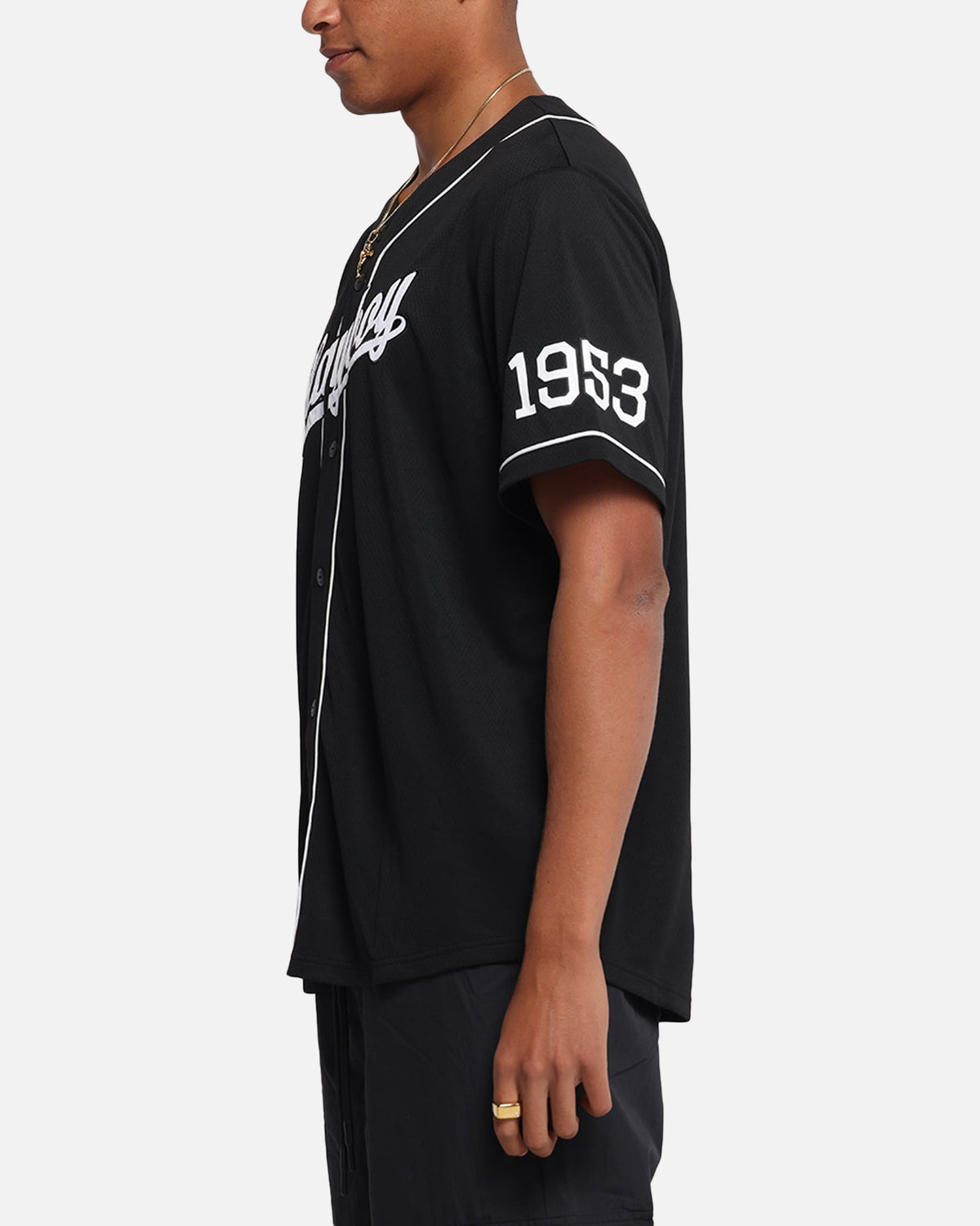 Playboy Playboy Bunny Baseball Jersey Black
