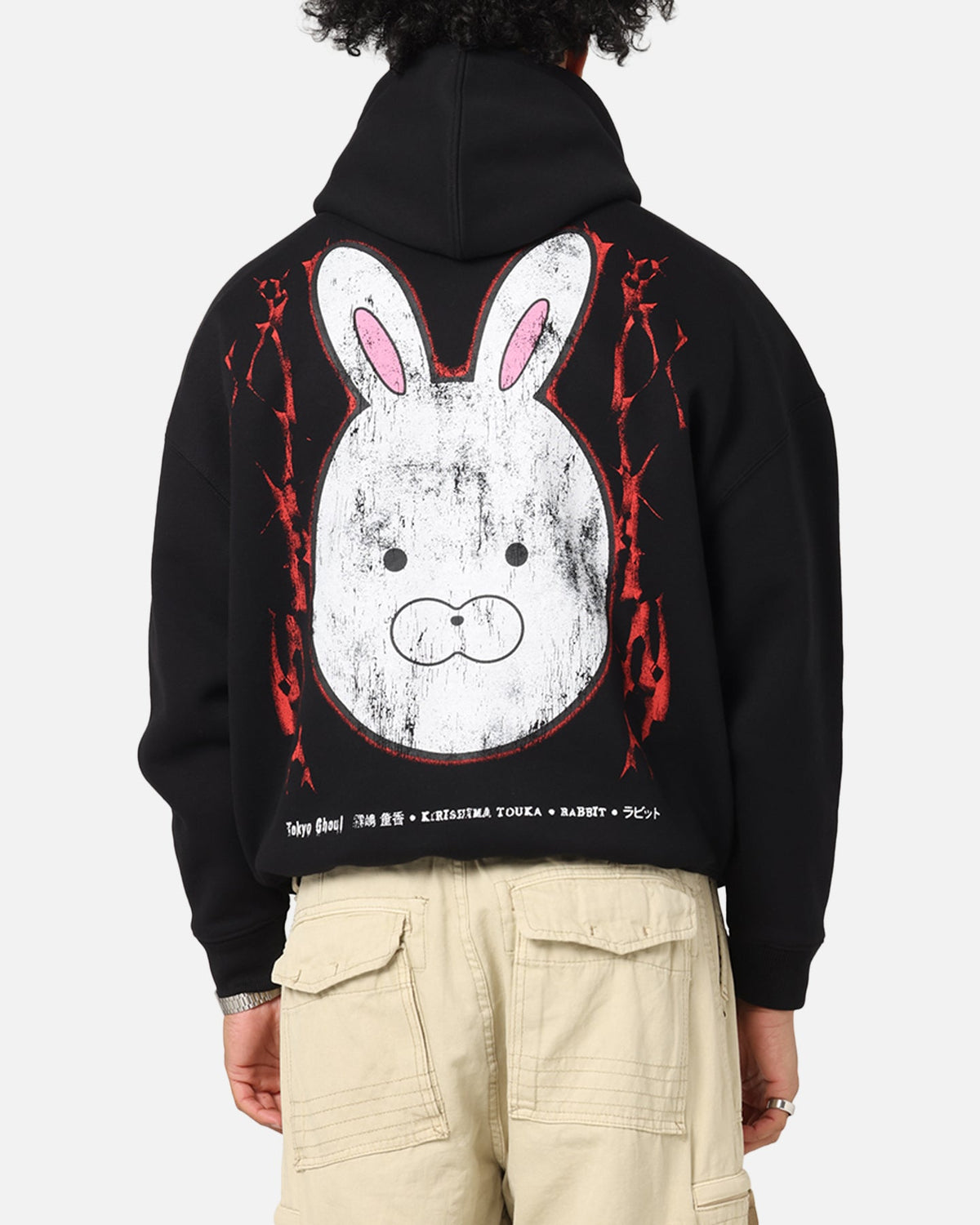 73Studio X Tokyo Ghoul Rabbit Premium Hoodie Black