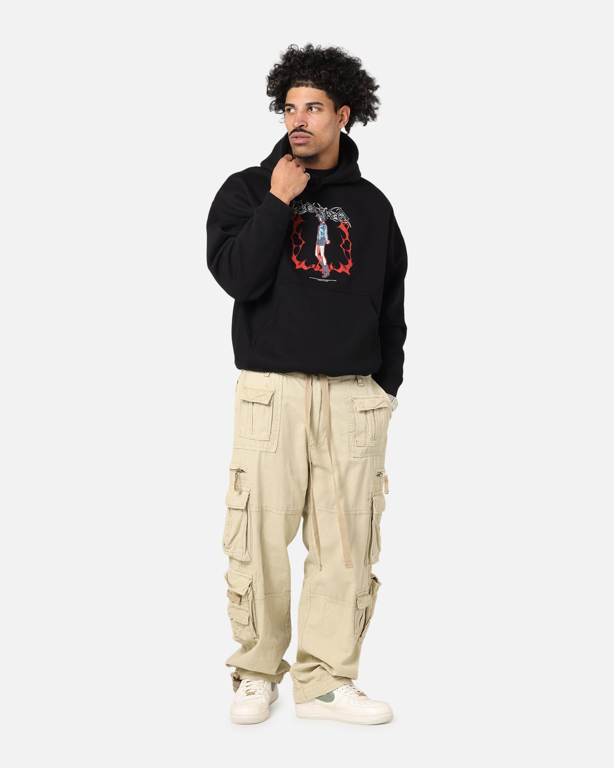 73Studio X Tokyo Ghoul Rabbit Premium Hoodie Black