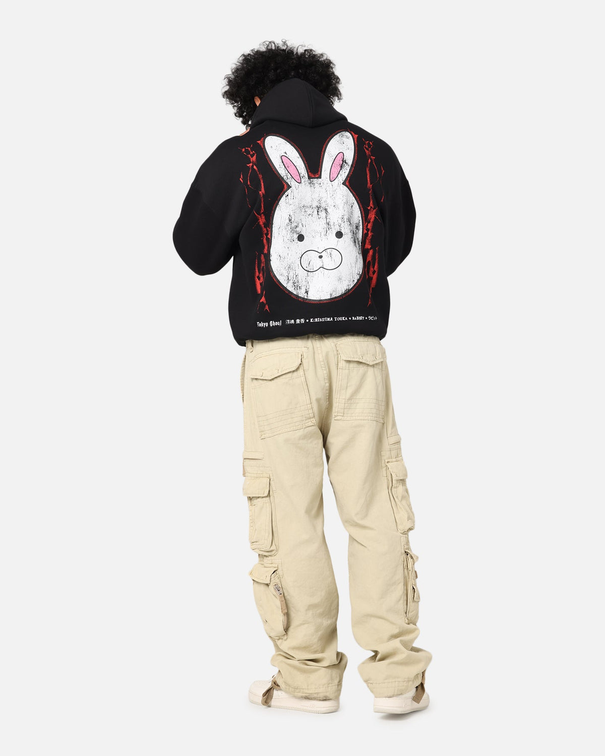 73Studio X Tokyo Ghoul Rabbit Premium Hoodie Black