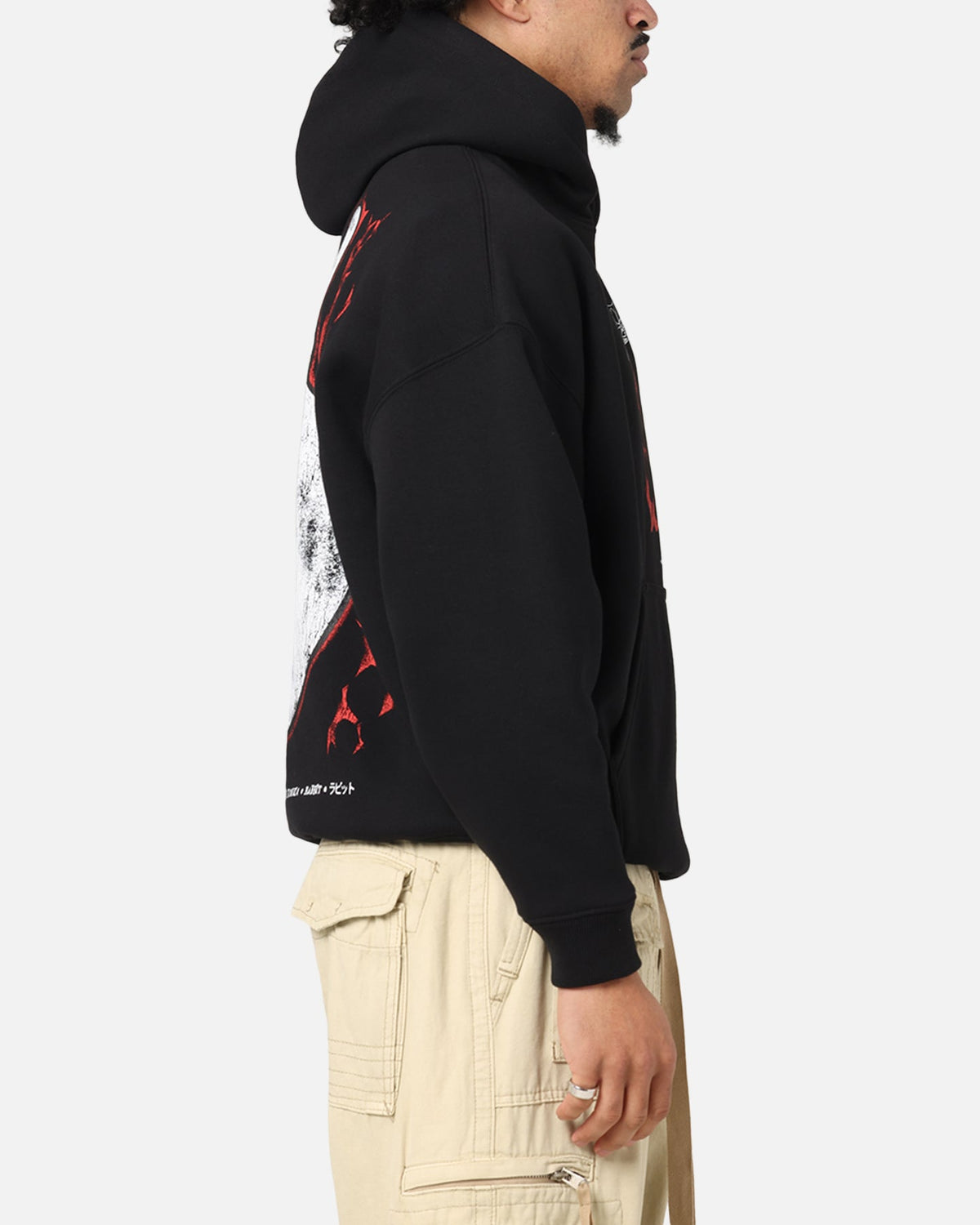 73Studio X Tokyo Ghoul Rabbit Premium Hoodie Black