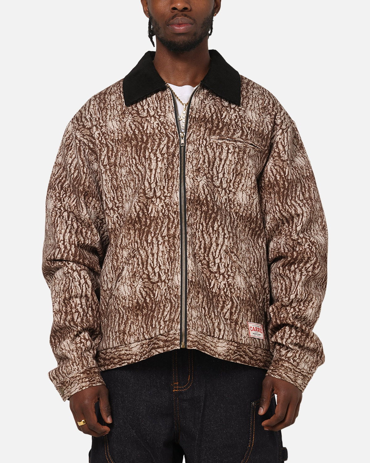 Carre Canvas Jacket Tree Bark