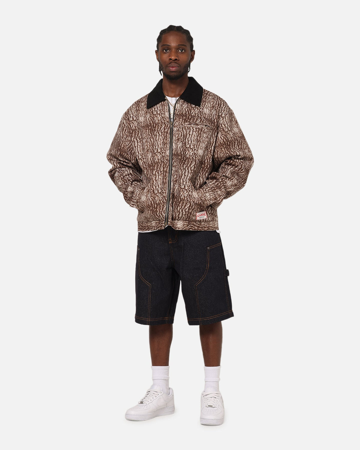 Carre Canvas Jacket Tree Bark