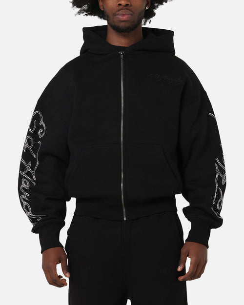 Ed Hardy Trinity Zip Hoodie Black