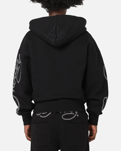 Ed Hardy Trinity Zip Hoodie Black