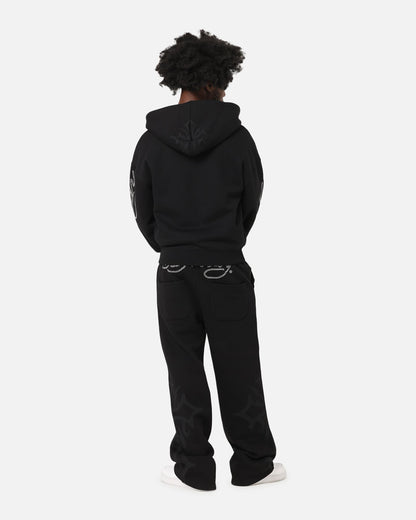 Ed Hardy Trinity Zip Hoodie Black