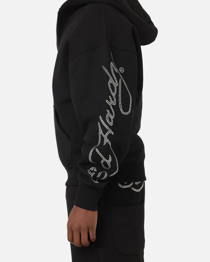 Ed Hardy Trinity Zip Hoodie Black
