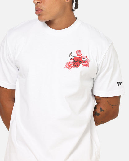 New Era Chicago Bulls Rose Oversized T-Shirt White