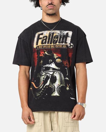 73Studio X Fallout '97 Fallout Vintage T-Shirt Black Acidwash