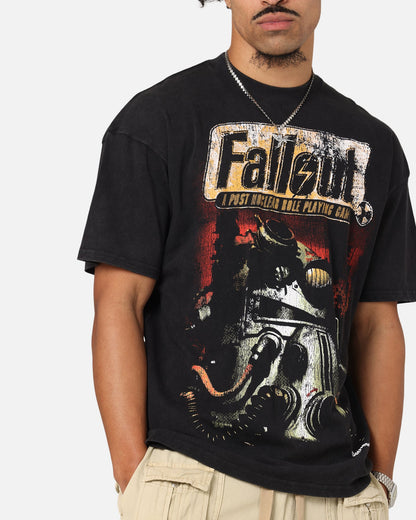 73Studio X Fallout '97 Fallout Vintage T-Shirt Black Acidwash