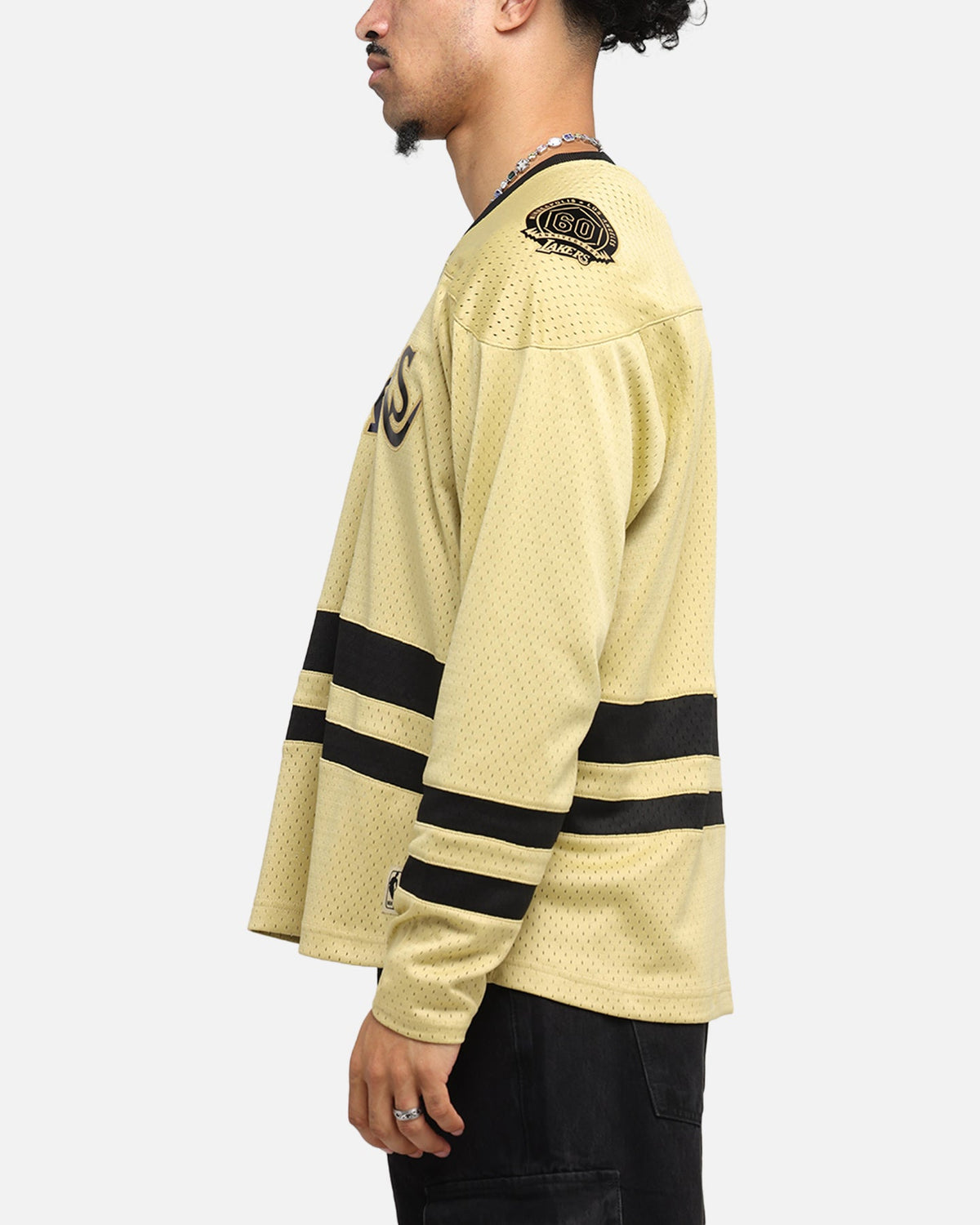 Mitchell & Ness Los Angeles Lakers Chrome Jersey Khaki
