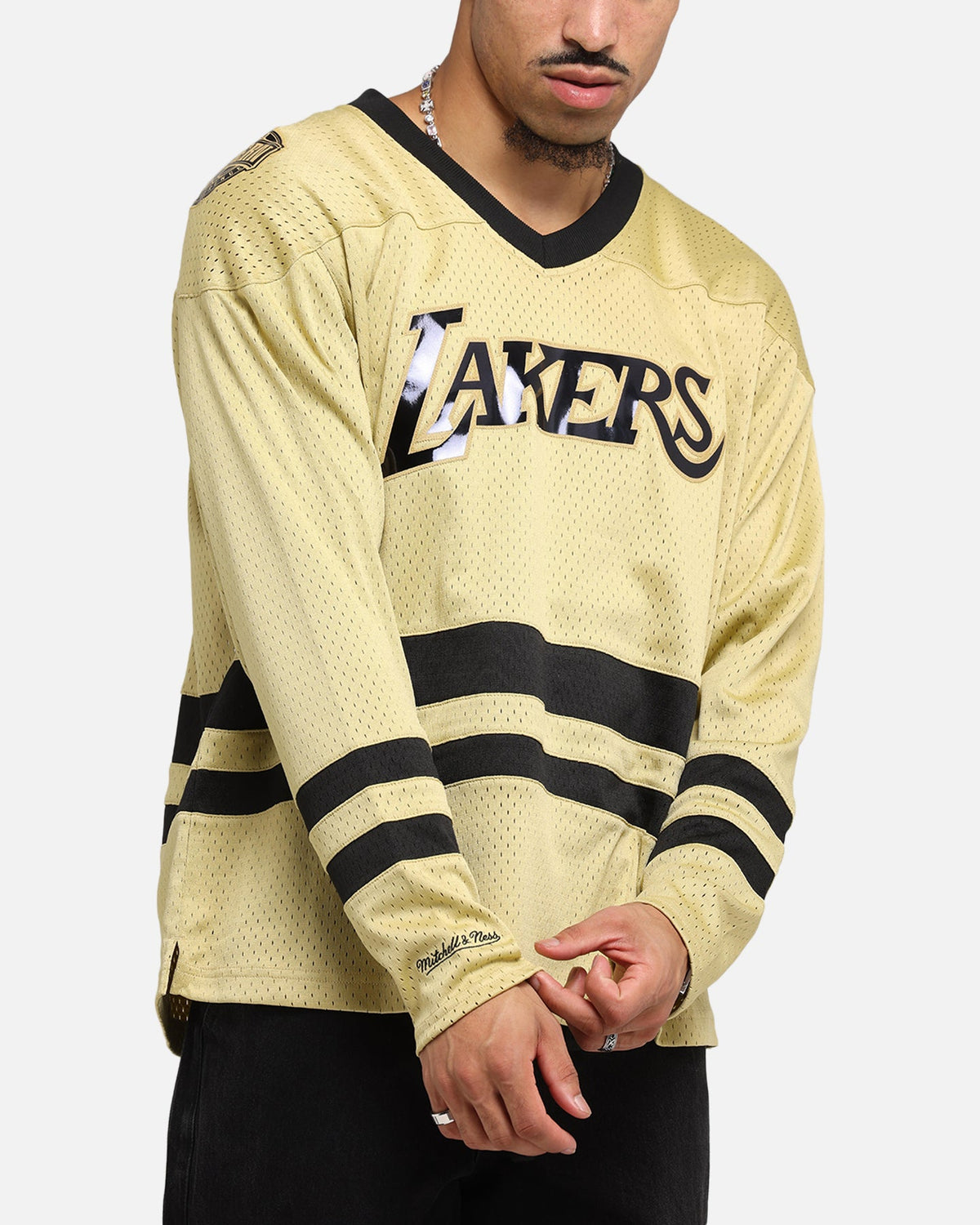 Mitchell & Ness Los Angeles Lakers Chrome Jersey Khaki