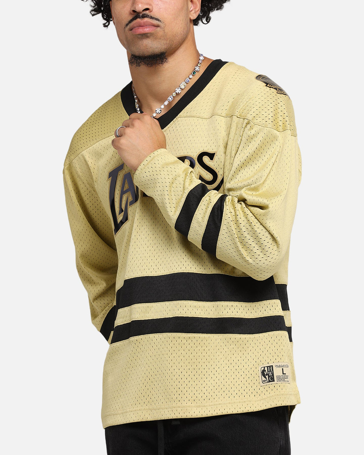 Mitchell & Ness Los Angeles Lakers Chrome Jersey Khaki