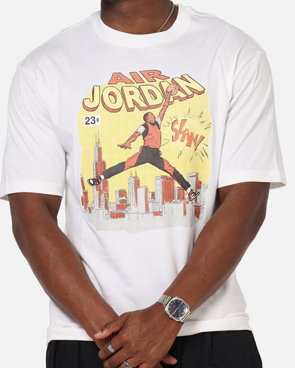 Jordan Jumpman Comic Crewneck T-Shirt White/Black