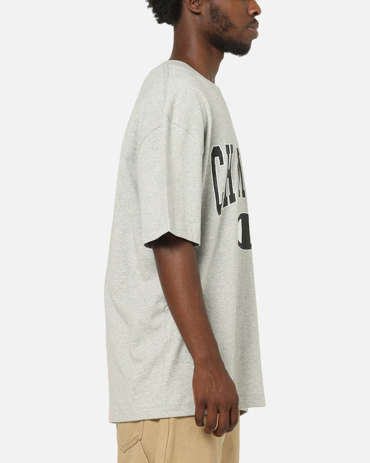 Champion CH Crew Athletic T-Shirt Grey Marle