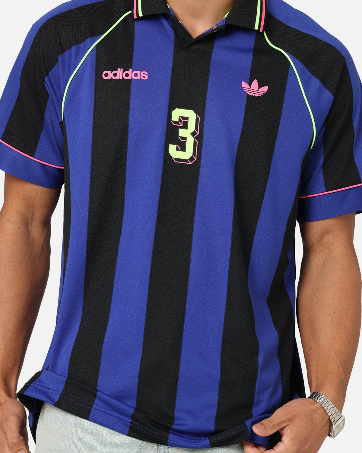 Adidas Jacquard Jersey Blue/Black