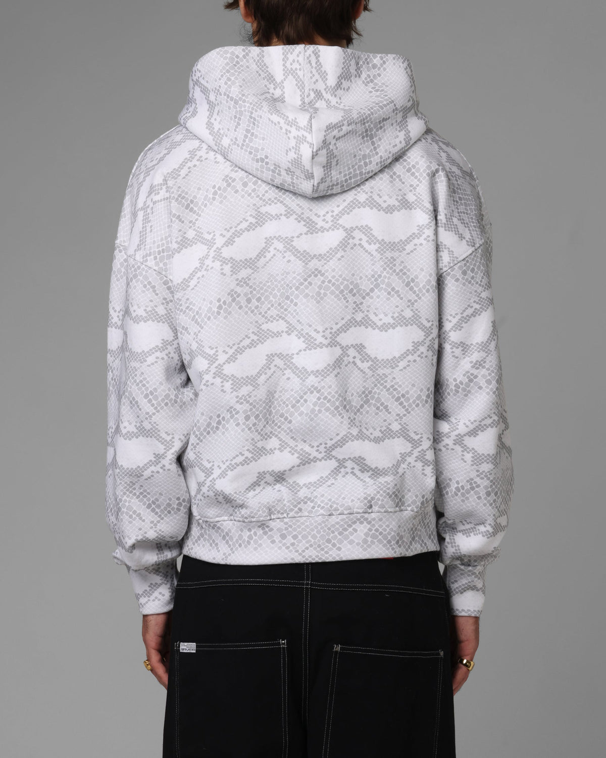 Loiter Slither Zip Hoodie Grey